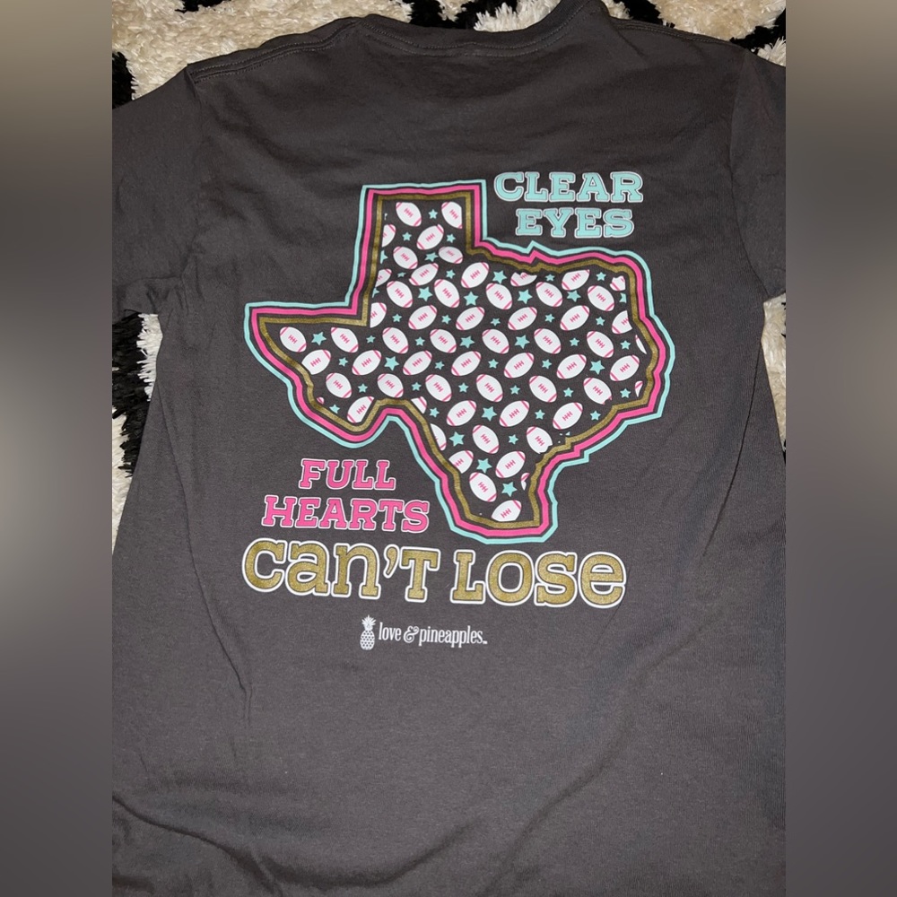 Football short sleeve t-shirt size S